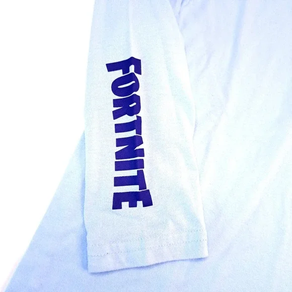 Fortnite Boys Peely Long Sleeve T-Shirt Boys Medium 8 Blue Video Game Gear - Picture 2 of 6
